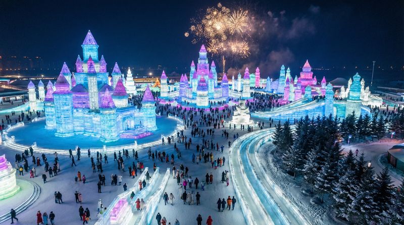 丫丫影院哈尔滨冰雪大世界视频