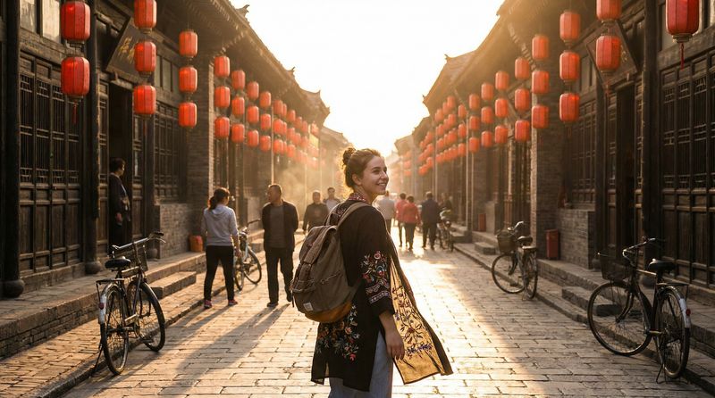 丫丫影院平遥古城旅游视频